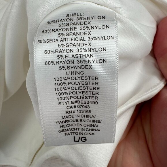 eri + ali Anthropologie Scoop Neck Tank Top Women's Size Large White NEW - Picture 8 of 11